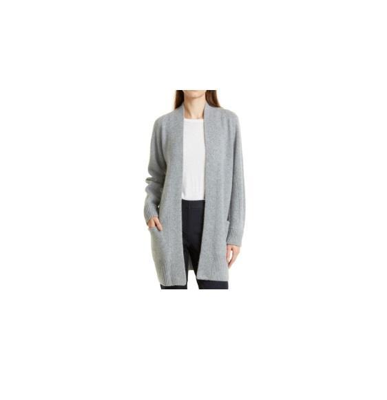 Apparel - Vince Cashmere Open Front Cardigan Sweater, Topshop Co-ord Satin Top, Eton, Karen Kane - Original MSRP $3,254