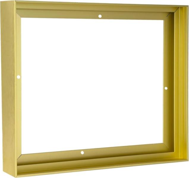HUACANVAS 24" x 48" Light Gold Metal Canvas Floater Frames - MSRP $50