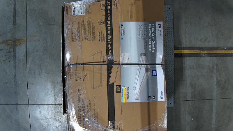 Lighting & Electrical- Commercial Electric Sebastian 48inx13in LED Ceiling Light, Lithonia Lighting - Est Retail $2,705