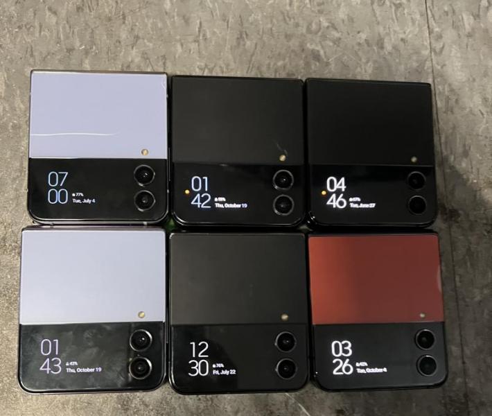 Lot of 25 Samsung Galaxy Z Flip4 F721U (AT&T) Smartphones