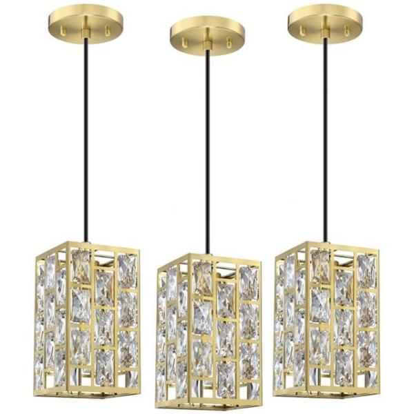 Home Improvement - Doraimi Lighting 3pk Hanging Light Fixture, Leading Lighting 2pk Hanging Light Fixture- MSRP $17,546