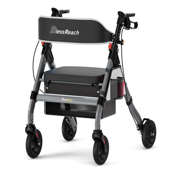 Health & Beauty - BlessReach Foldable Rollator Walkers w/seat, Vicks EasyCare Plus Humidifier - MSRP $1,963