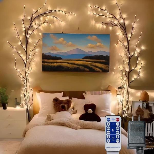 Home - Lituplife 2pc Enchanted Willow Vine Lights for Home Decor, ACROPOW Cordless Handheld Vacuum Cleaner- MSRP $1,350