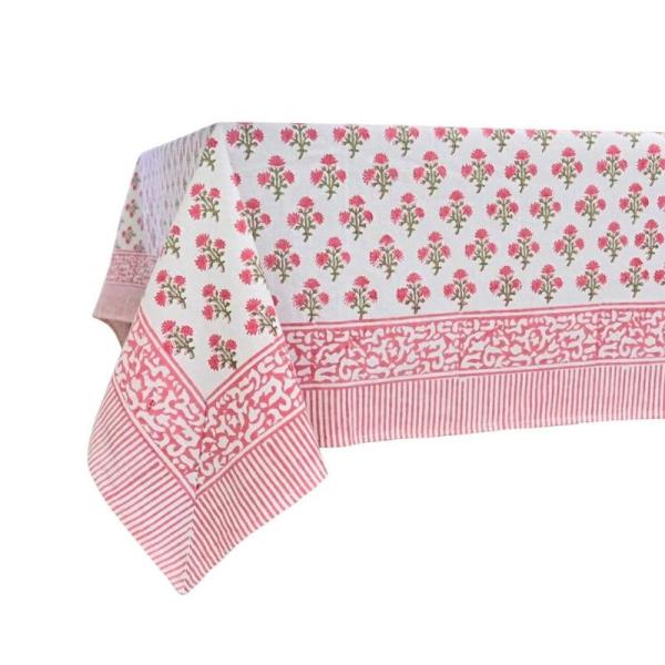 Home - ATOSII 60" x 90" 6 Seater Gulbahar Rectangle Tablecloth, Nuptio 30pc Candlestick Candle Holders - MSRP $10,128