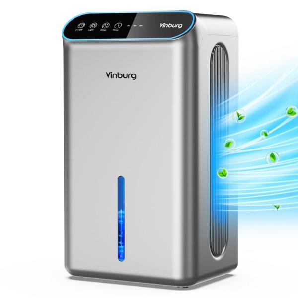 Home - vinburg 85oz Quiet Dehumidifier with Drain Hose, Threadmill 3 Piece Twin XL Luxury Cotton Sheets - MSRP $9,804