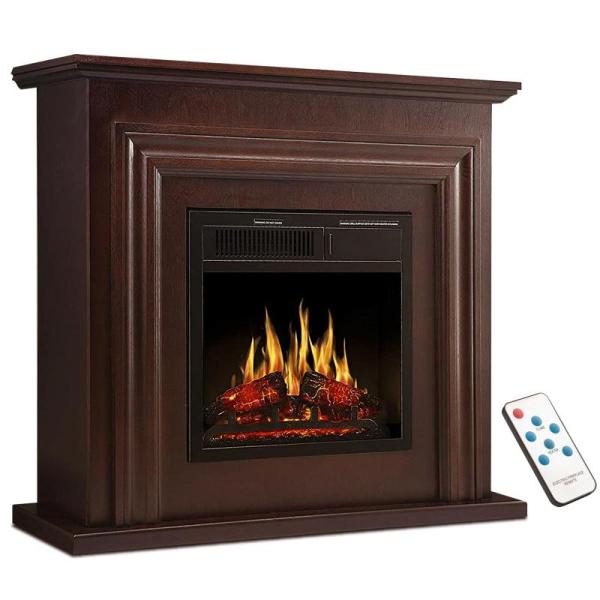 Home Decor - ZAFRO 36" Electric Fireplace Heater, Allied Brass PB-72-24-MBL 24in Double Towel Bar & More - MSRP $3,021