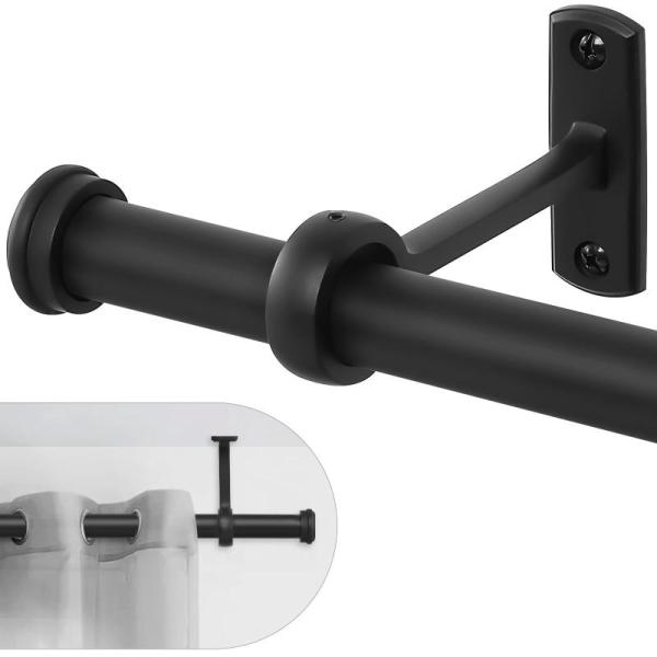Home - YLXFHO 1" Curtain Rods Set for 32" to 144" Windows, Vofstand 4pc Metal Minimalist Floral Wall Art - MSRP $2,475