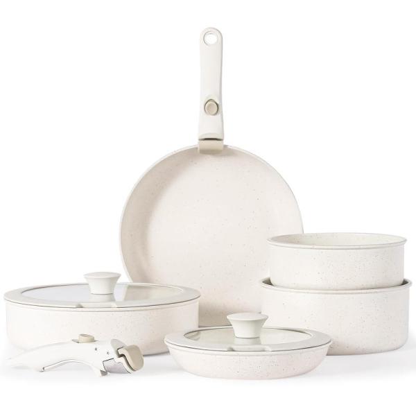 Kitchen - Florosa Ceramic Pots/Pans, Payarma Stone Dish Drying Mats, ComSaf Glass Spice Jars & More - MSRP $2,436