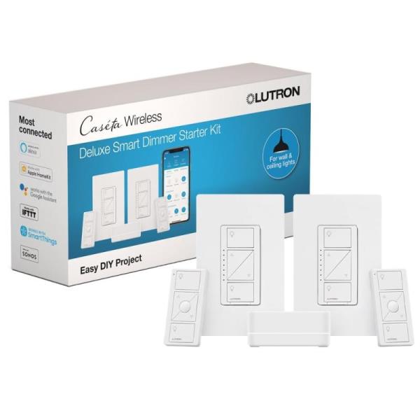 Home Improvement - Lutron Caseta Original Smart Dimmer Switch, ibaye Smart LED Corner Floor Lamp & More - MSRP $5,628