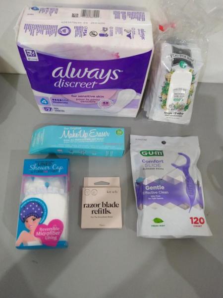 Health and Beauty - Milani Glow Drops Radiance Boosting Serum, Always Discreet Incontinence Pads - MSRP $15,902