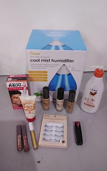 Health and Beauty - Crane Droplet Ultrasonic Cool Mist Humidifier, Old Spice GentleMans Blend Deodorant - MSRP $33,423