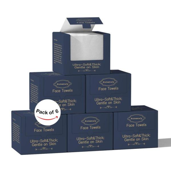 Beauty - Astraescly 300ct 6pk Disposable XL Face Towels, TSHELOVE 20" Highlighted Bone Straight Bob Wigs - MSRP $14,059