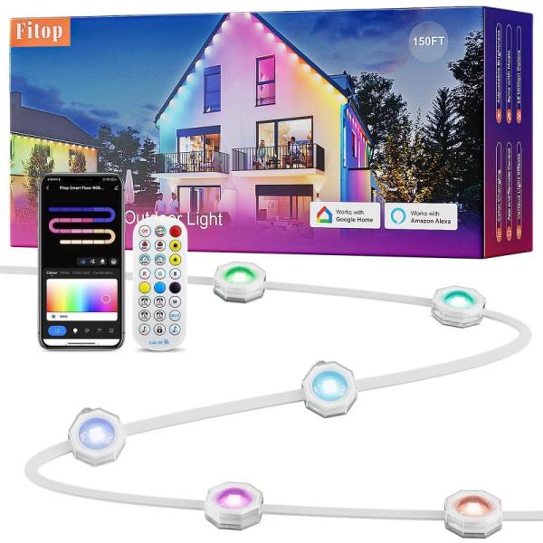 Home Improvement - Fitop Permanent Outdoor Lights, X-Sense Smart Smoke Detector - MSRP $12,505