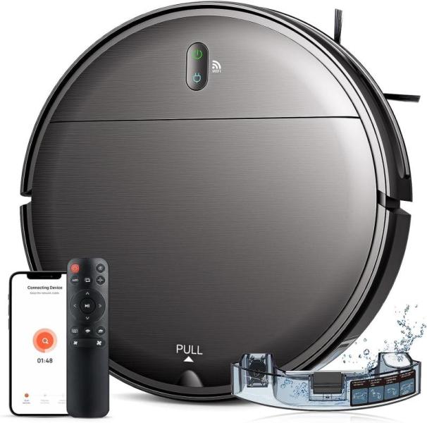Home - Robot Vacuum and Mop Combo, Airbrush Kit with Air Compressor - MSRP $1,755