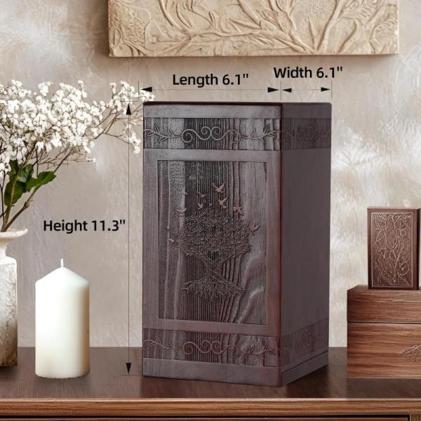 Home - AlbRui Cremation Urns for Human Ashes, Christmas Acrylic Snowman Decorations - MSRP $9,175