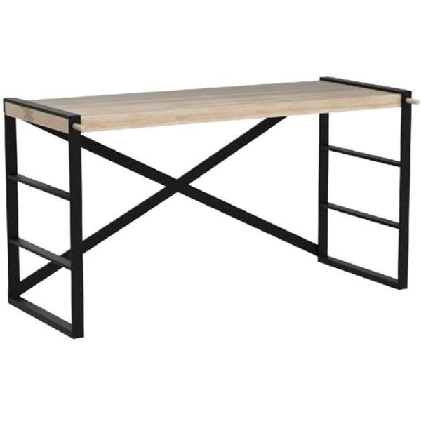 Furniture & More - Stead Industrial 55" Wooden Home Office Desk, Haotian Narrow Shoe Cabinet with Drawers - MSRP $2,213