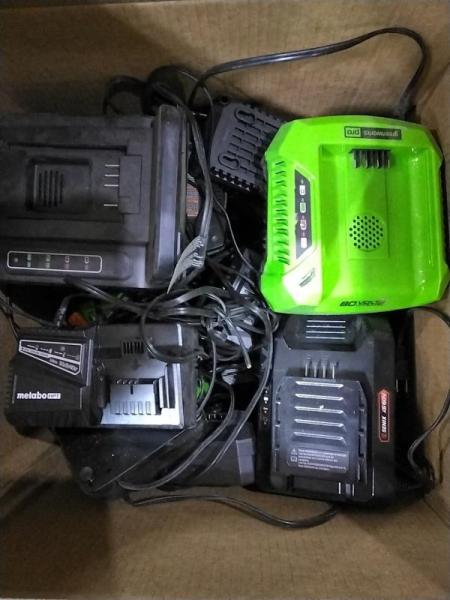 Salvage Assorted Power Tool Batteries - MSRP $500