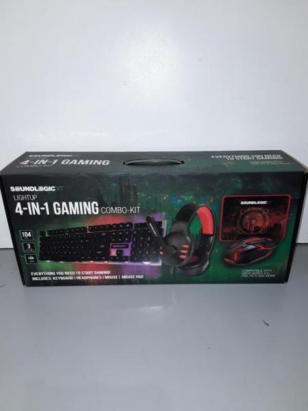 New - SoundLogicXT LIGHTUP 4-IN-1 Gaming Combo Kit - MSRP $59