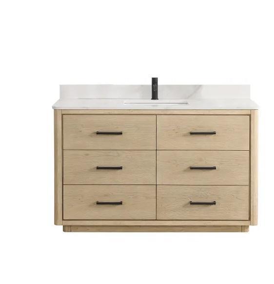 Miseno MV-NM-706555-AN-BK Vanity Set Bathroom Storage - MSRP $1,579