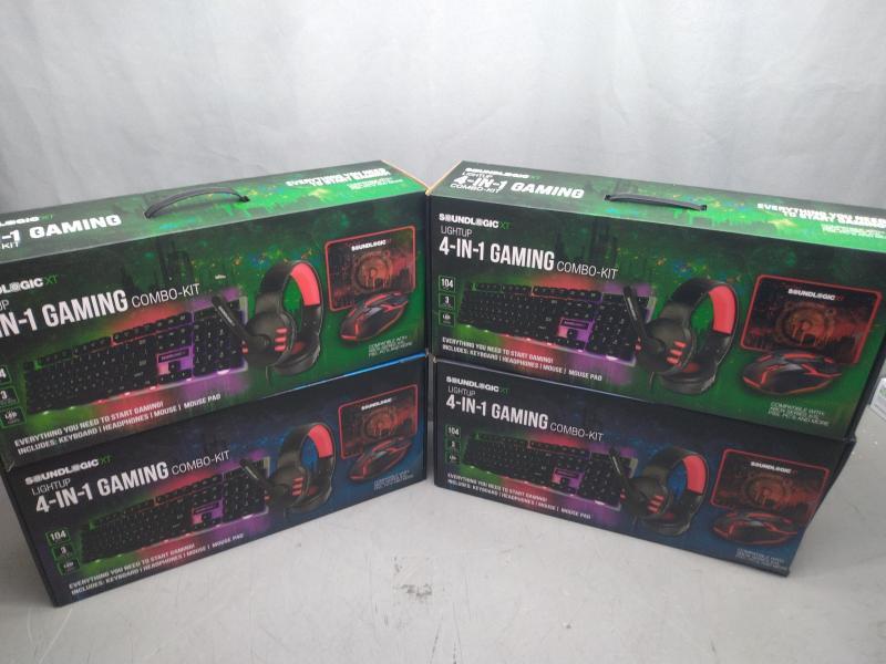Computers - SoundLogic XT Light-up Four-in-One Gaming Combo Kits - MSRP $190