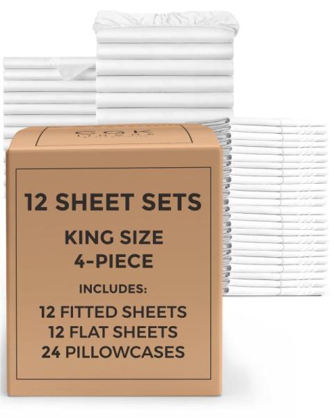 Home - Bulk King Bedding Sheet Sets, Acrylic Display Case, Adviace Furnace Shaker Grates - MSRP $2,231