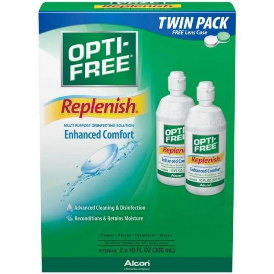 Drugstore - Opti Free Replenish, Dymatize Hydrolyzed Protein Powder, NativePath Collagen Peptides Protein - MSRP $1,781