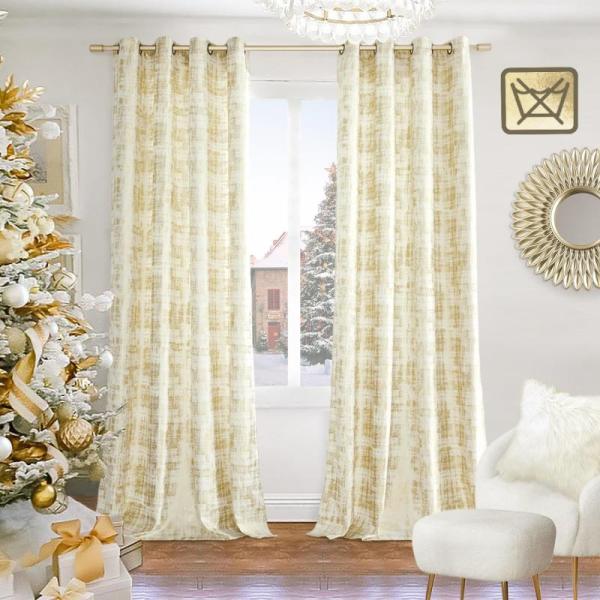Amazon Clearance - Home - SHINELAND 2pk 52" x 84" Luxury Velvet Curtains, Caplidou 65ft Blue Hanukkah Tinsel Garland Decor - MSRP $1,723