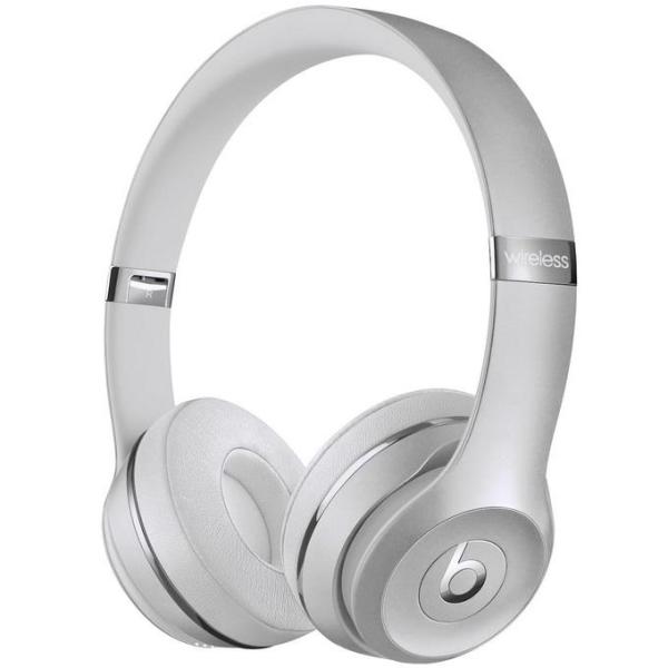 Beats Solo3 Wireless Bluetooth On-Ear Silver Headphones - MSRP $135