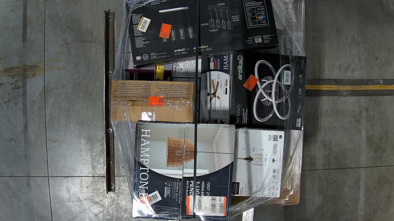 Lighting & Electrical- Commercial Electric, Hampton Bay, HALO, Artika, BEYOND BRIGHT, Globe Electric -Est Retail $2,779