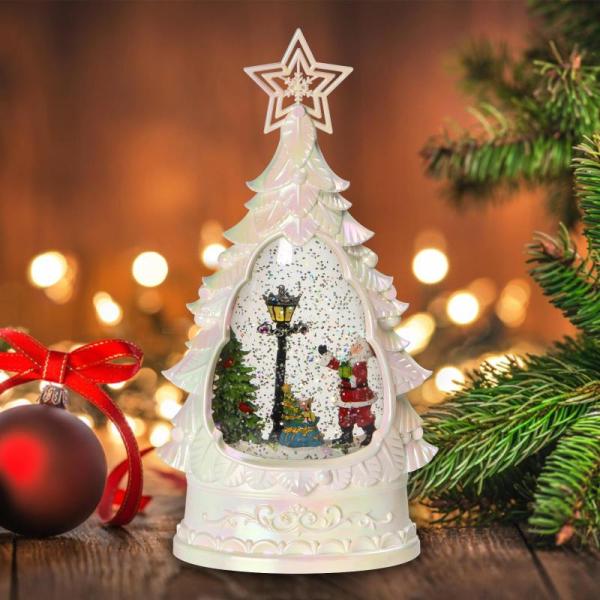 Home - Christmas Snow Globes Lantern, 400pk 4.5" Christmas Yard Stakes - MSRP $23,685