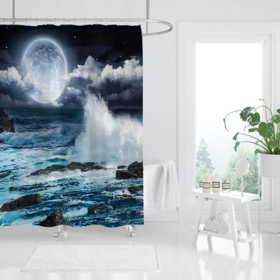 Home - Qucena Shower Curtain, Jewelkeeper Musical Jewelry Box, Caroeas 125L Laundry Bag - MSRP $12,645