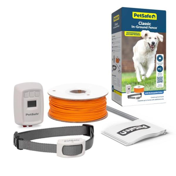 Pet Products - PetSafe Classic In-Ground Fence, Light Up Dog Harness - MSRP $8,061