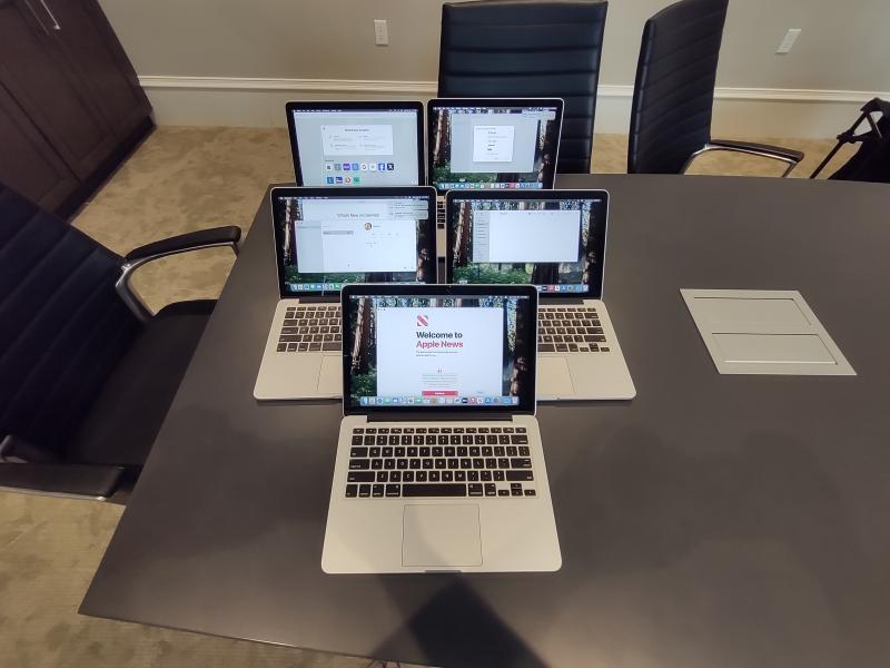 Refurbished Apple MacBook Pro A1502 2015 - 5 units MSRP $6,495