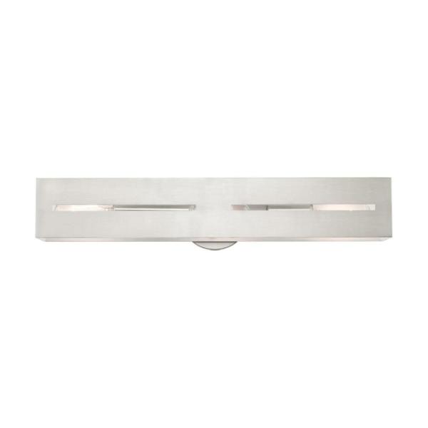 Home Improvement - Livex Lighting Soma 3-Light Wall Sconce, Ekena Millwork 10 3/4"W x 59"H Shutters - MSRP $2,419