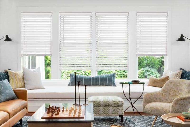 LazBlinds 2-inch Cordless Faux Wood Blinds with Royal Valance - MSRP $31