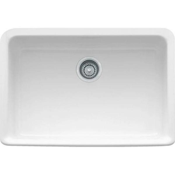 Franke MHK110-28WH Manor House 27-5/8" x 19-3/4" Single Basin Farmhouse Fireclay Kitchen Sink - MSRP $737