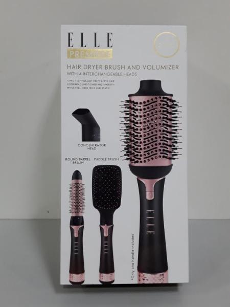 ELLE Premiere 4-in-1 Blower Brush - Est Retail $49
