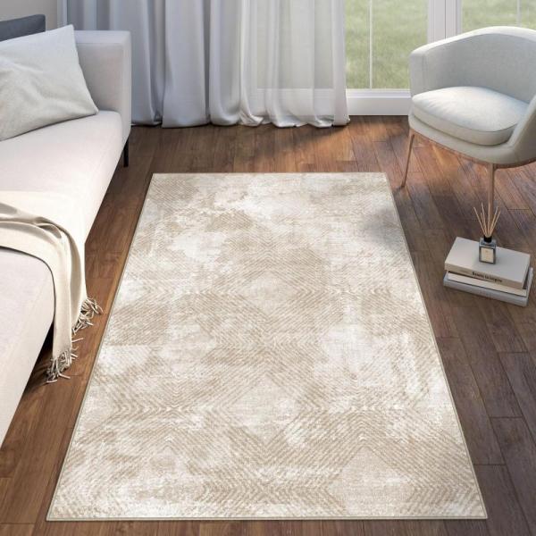 Furniture - Luxrug 3x5 Washable Area Rug, Maxsoft 5X8 Vintage Farmhouse Area Rug - MSRP $8,753