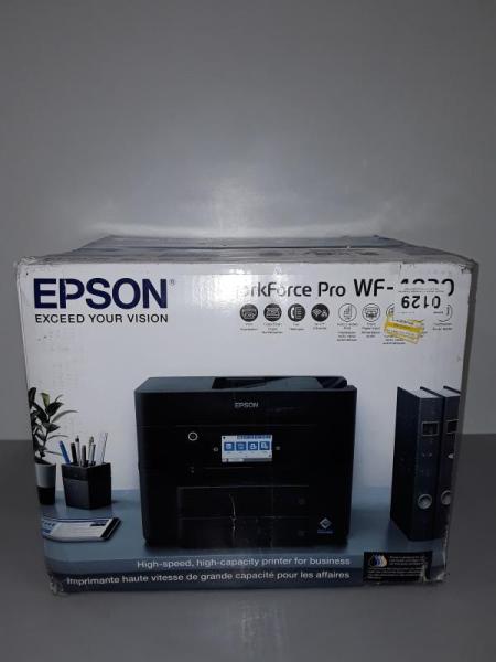 Epson WorkForce Pro WF-4830 Wireless All-in-One Printer - Black - Est Retail $149