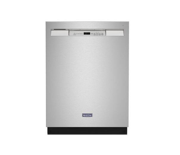 Shelf Pull Appliances - Maytag MDB4949SKZ Dual Power Filtration 24" Front Control Built-in Dishwasher - MSRP $795