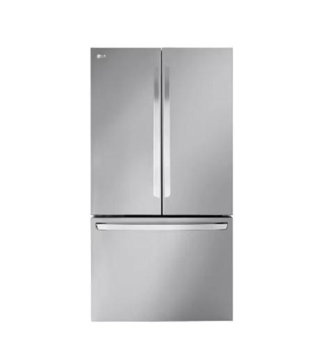 Shelf Pull Appliances - LG Electronics LRFLS3206S 36" W 32 cu. ft. SMART MAX French Door Refrigerator - MSRP $1,695