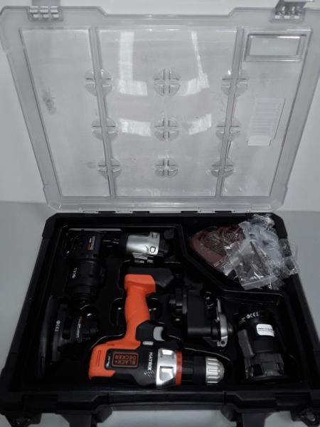 BLACK+DECKER 20V MAX MATRIX Drill, Power Tool Combo Kit, 6-Tool Set, Cordless Tool Set - MSRP $176
