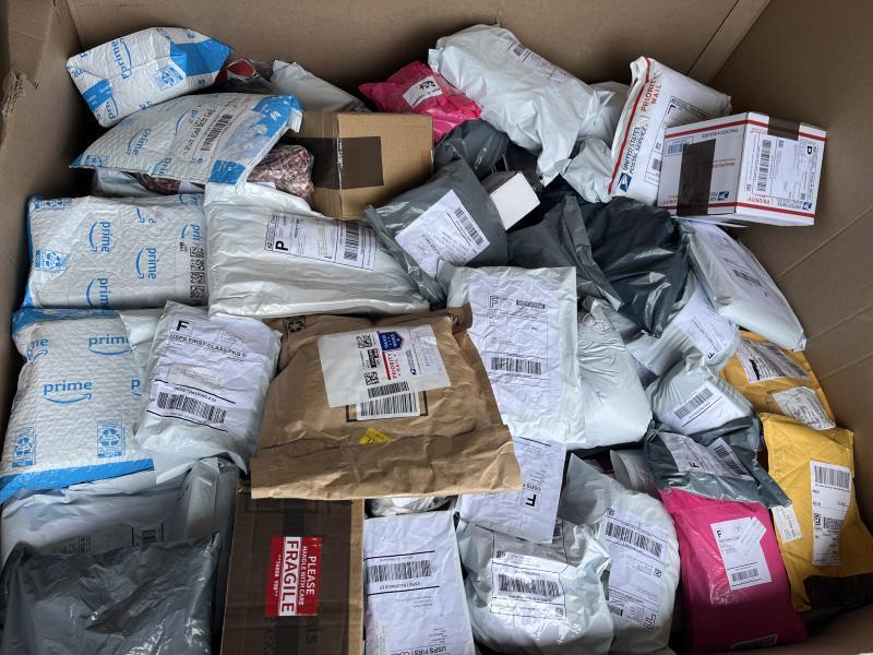 20 Units - Lost Mail, Undelivered Post, Wholesale Packages Merchandise Returns
