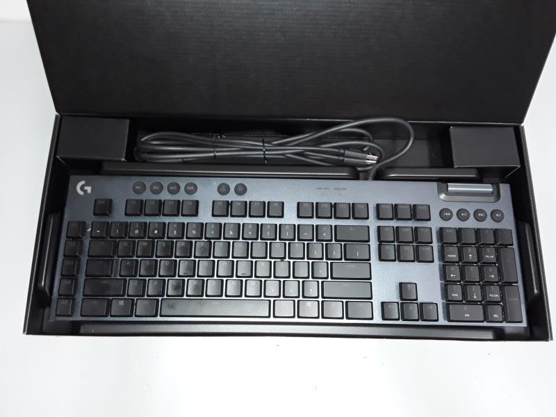 Logitech G815 LIGHTSYNC RGB Mechanical Gaming Keyboard with Low Profile GL Clicky Switches, Black - MSRP $122