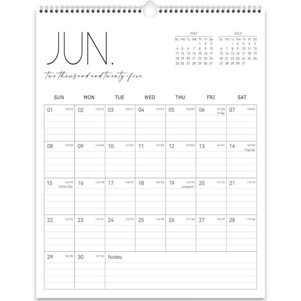 Office Product - GuassLee Large Wall Calendar 2025-2026 Vertical Calendar, GuassLee Wall Calendars - MSRP $1,715