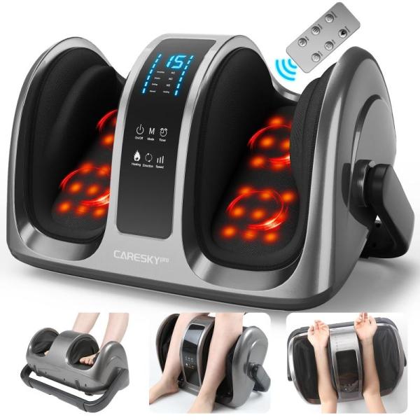 Drugstore - CARESKY Shiatsu Foot Massager w/ Heat, ELENKER All-Terrain Upright Rollator Walker - MSRP $1,999