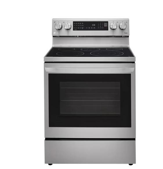 LG 6.3cu.ft Smart Electric Range, LREL6325F	 - MSRP $1,195