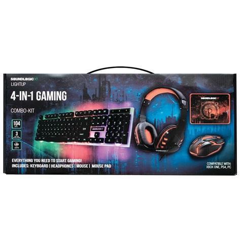 Computers - SoundLogic XT Light-up Four-in-One Gaming Combo Kits - MSRP $190