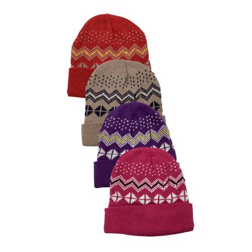 120PCS Women's Thermal Fleece Lined Winter Insulated Cuff Beanie