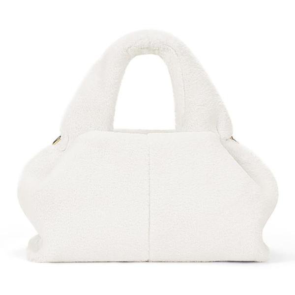 Shoes & Accessories - Fluffy Cloud Pouch Bag, Puffer Shoulder Bag Puffy Hobo Purse - MSRP $8,782